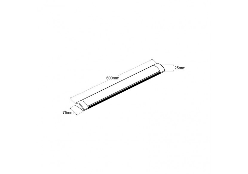 Linéaire LED haute puissance - 16W - 60cm - IP20 - B8550-BF-60 - Barcelona LED Linéaire LED haute puissance - 16W - 60cm - IP20 - B8550-BF-60 - Barcelona LED