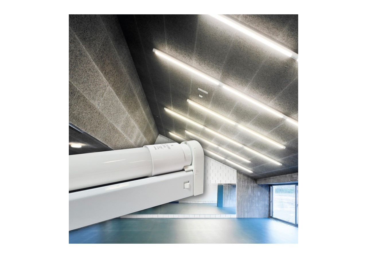 Kit réglette + tube LED T8 60cm 9W 6500K - B8430-60BF - Barcelona LED
