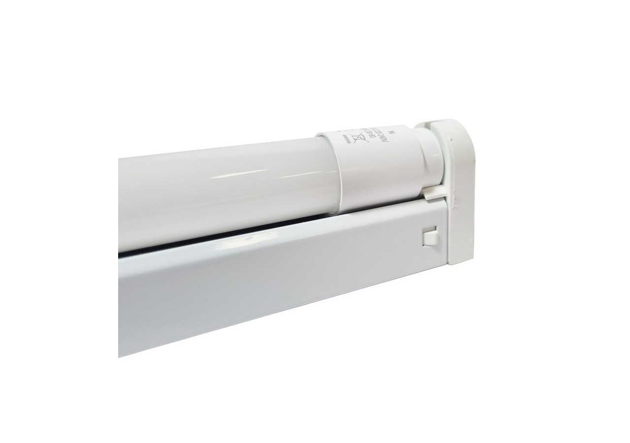 Kit réglette + tube LED T8 60cm 9W 6500K - B8430-60BF - Barcelona LED