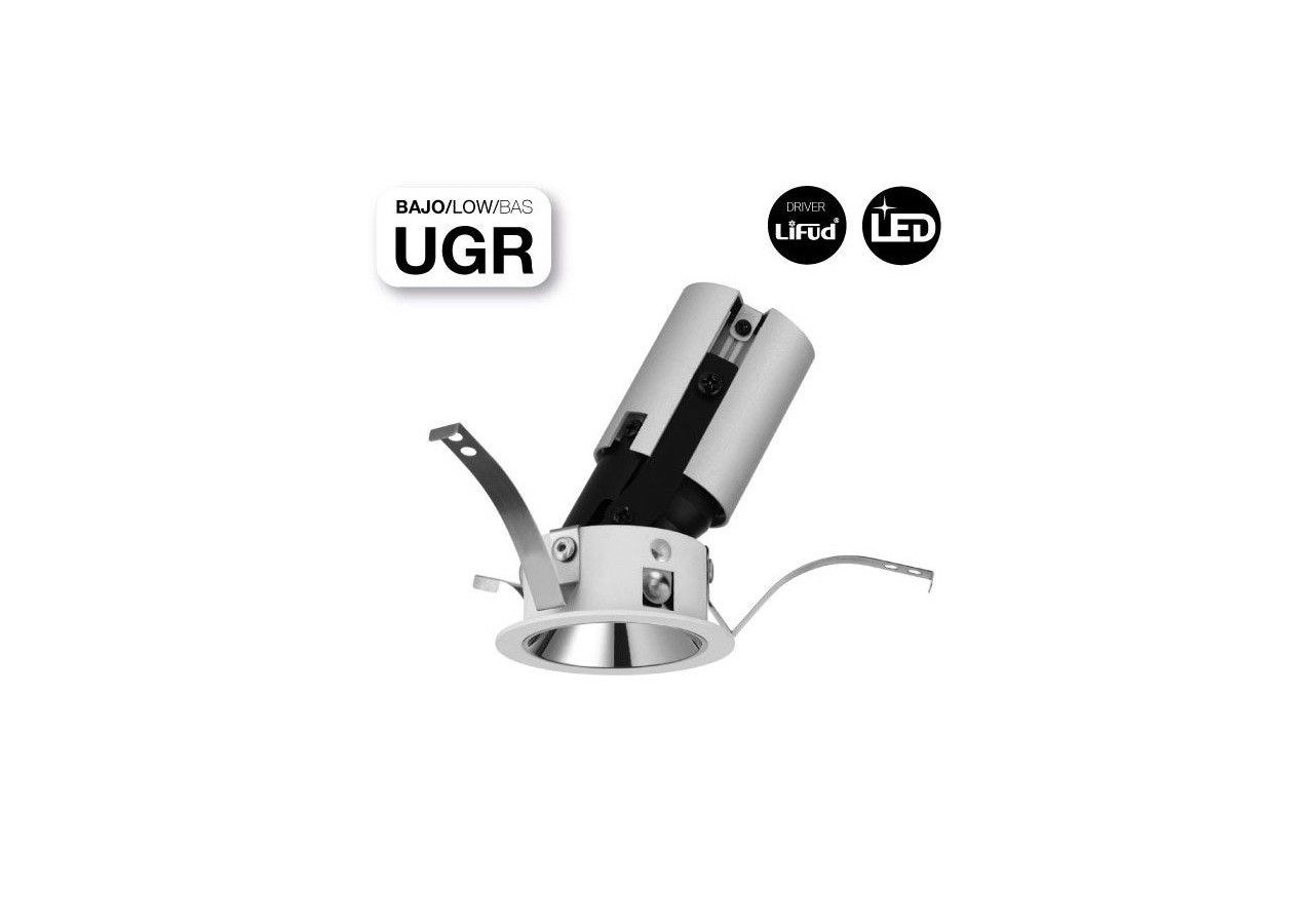 Spot LED encastrable ajustable 5W COB IP20 faible UGR - B9081-5-270 - Barcelona LED