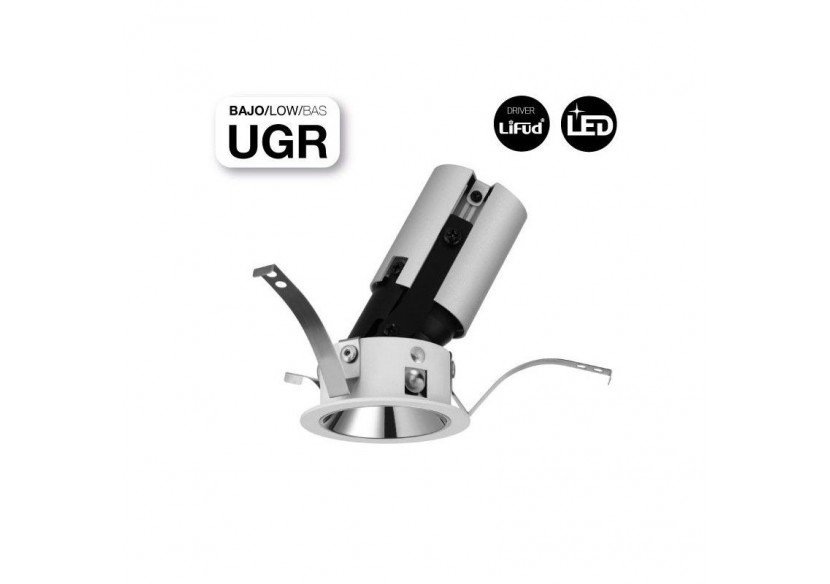 Spot LED encastrable ajustable 5W COB IP20 faible UGR - B9081-5-270 - Barcelona LED Spot LED encastrable ajustable 5W COB IP20 faible UGR - B9081-5-270 - Barcelona LED