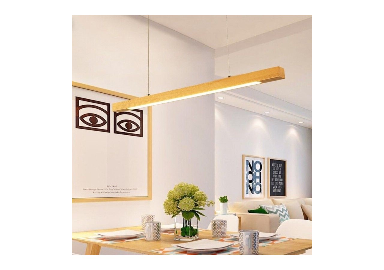 Suspension en bois "Coak" 24W dimmable - LM111-D - Barcelona LED