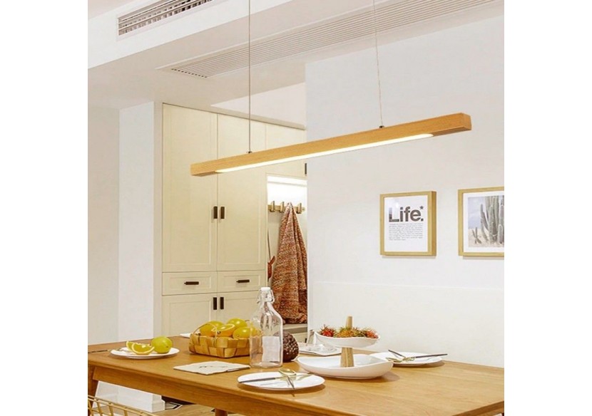 Suspension en bois "Coak" 24W dimmable - LM111-D - Barcelona LED Suspension en bois "Coak" 24W dimmable - LM111-D - Barcelona LED