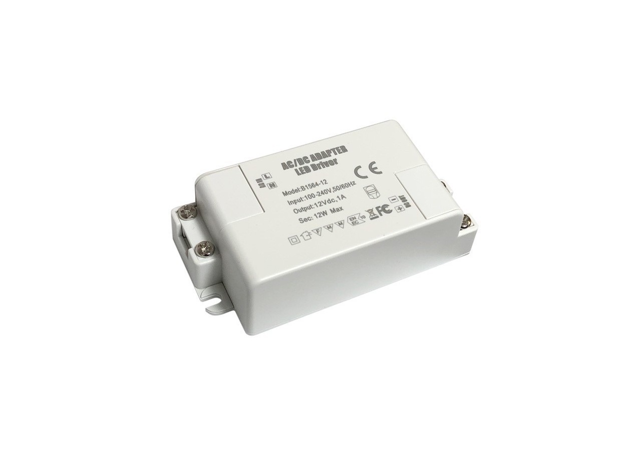 Alimentation 12V DC 12W 1A 100-240V - B1564-12W - Barcelona LED
