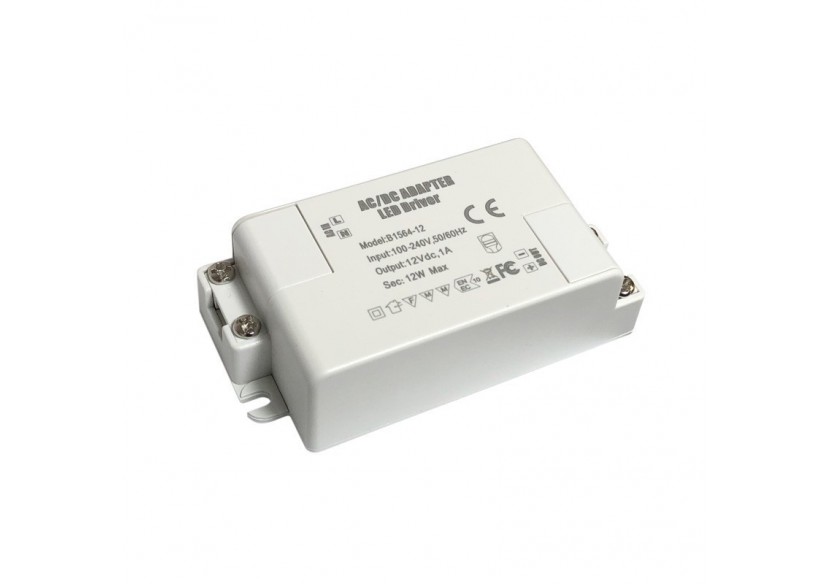 Alimentation 12V DC 12W 1A 100-240V - B1564-12W - Barcelona LED Alimentation 12V DC 12W 1A 100-240V - B1564-12W - Barcelona LED