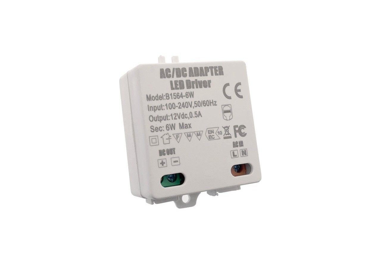 Alimentation 12V DC 0.25A 6W 100-240V - B1564-6W - Barcelona LED