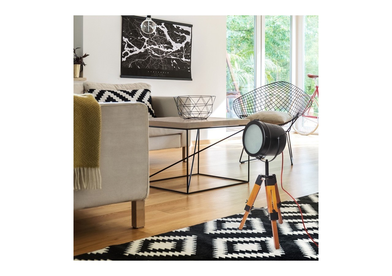 Lampe de table ou lampadaire vintage avec trépied "CARPEN" - LV430-M - Barcelona LED