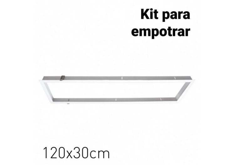 Cadre encastrable pour panneau LED 120x30 - B4270-120X30 - Barcelona LED