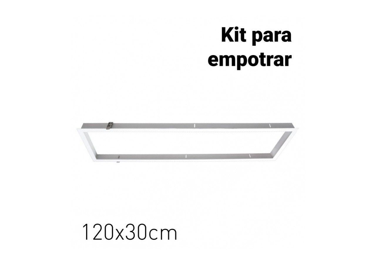 Cadre encastrable pour panneau LED 120x30 - B4270-120X30 - Barcelona LED