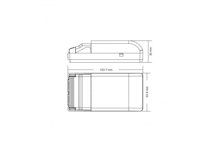 Driver Dimmable TRIAC DALI PUSH 0/1-10V 10W (200-350mA) - SRP-TRIAC-10CC - Barcelona LED