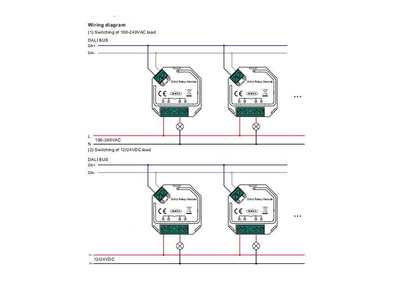 Interrupteur RELAY DALI - SR-2701S - Barcelona LED