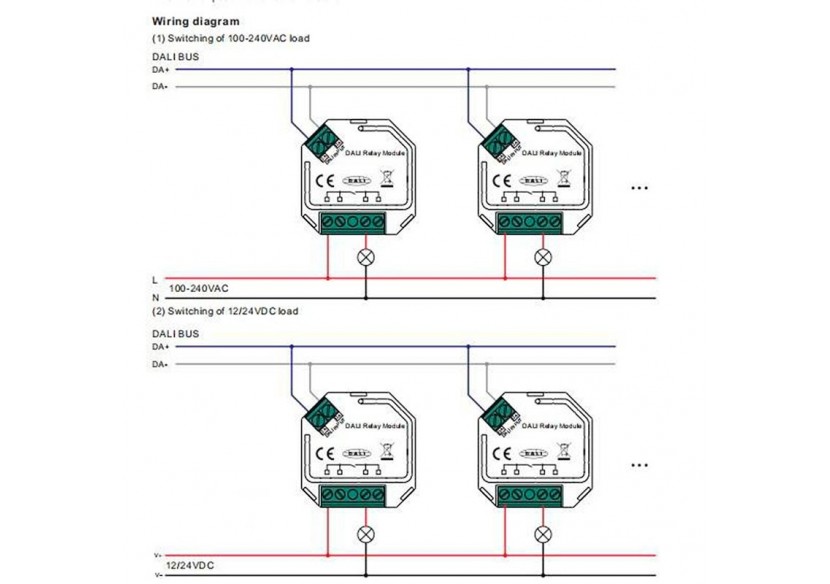 Interrupteur RELAY DALI - SR-2701S - Barcelona LED