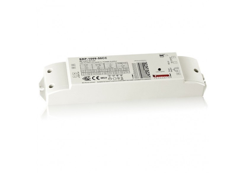 Driver LED DALI Dimmable RF Push CC 50W 250-1500ma - SRP-1009-50CC - Barcelona LED