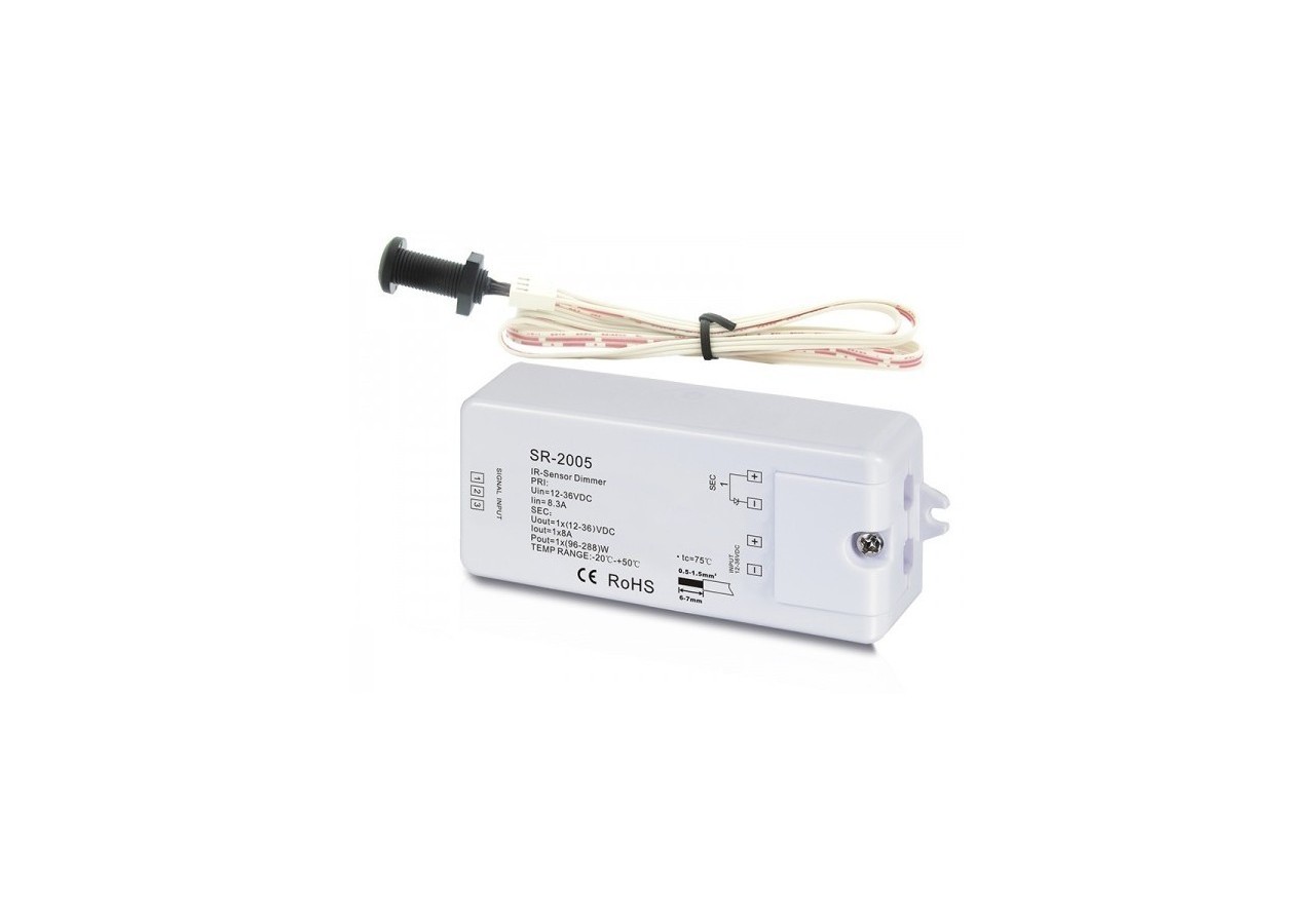 Interrupteur avec capteur de proximité IR 12-36V 1Ch 3A - SR-2005 - Barcelona LED