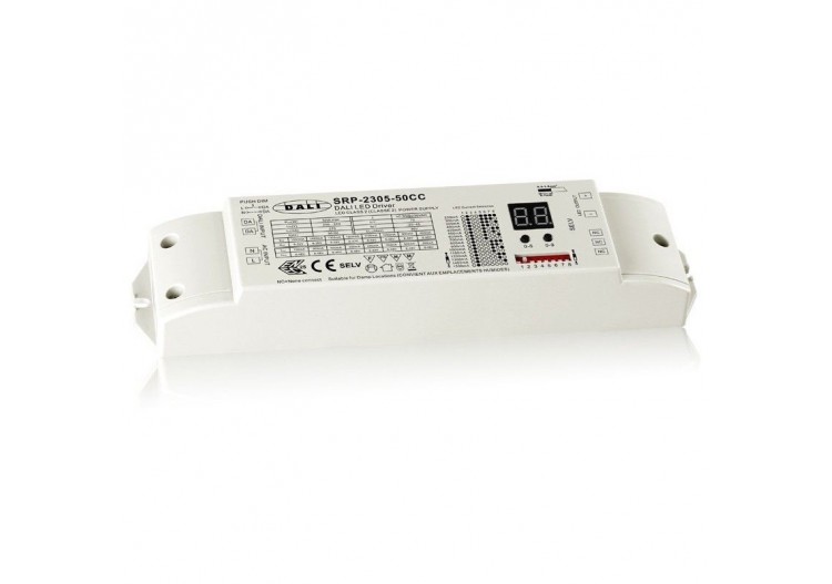Driver LED Dali Dimmable CC 50W 250-1500ma - SRP-2305-50CC - Barcelona LED