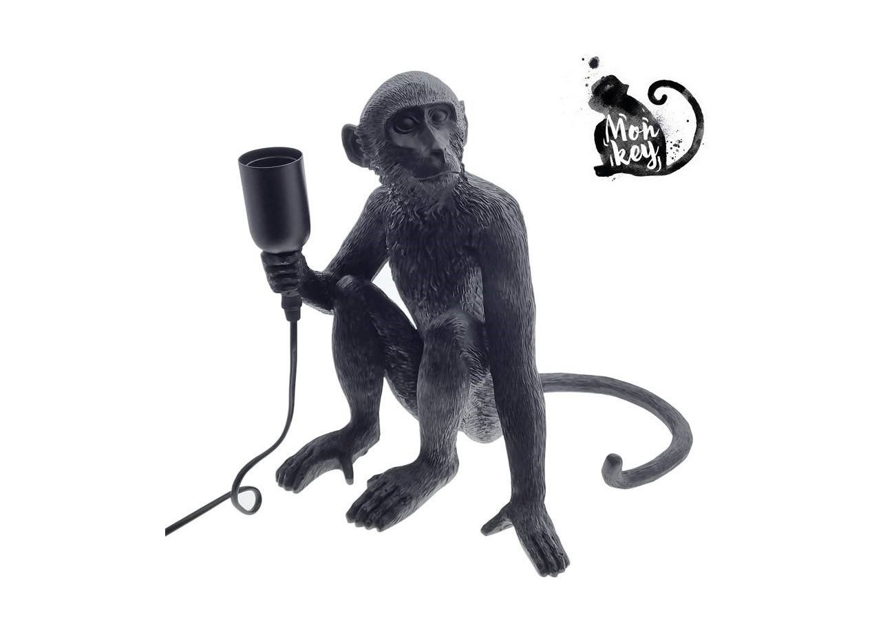 Lampe design singe en résine "Rila" - L4032-MS - Barcelona LED