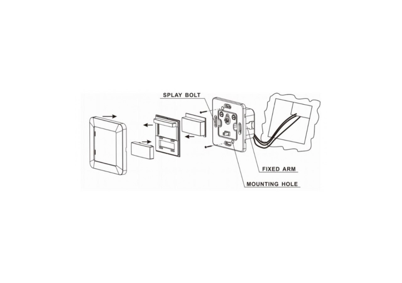 Capteur de mouvement PIR mural 160 degrés - S3135 - Barcelona LED