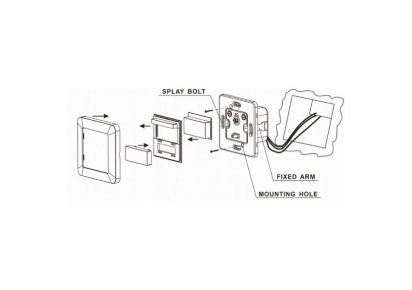 Capteur de mouvement PIR mural 160 degrés - S3135 - Barcelona LED
