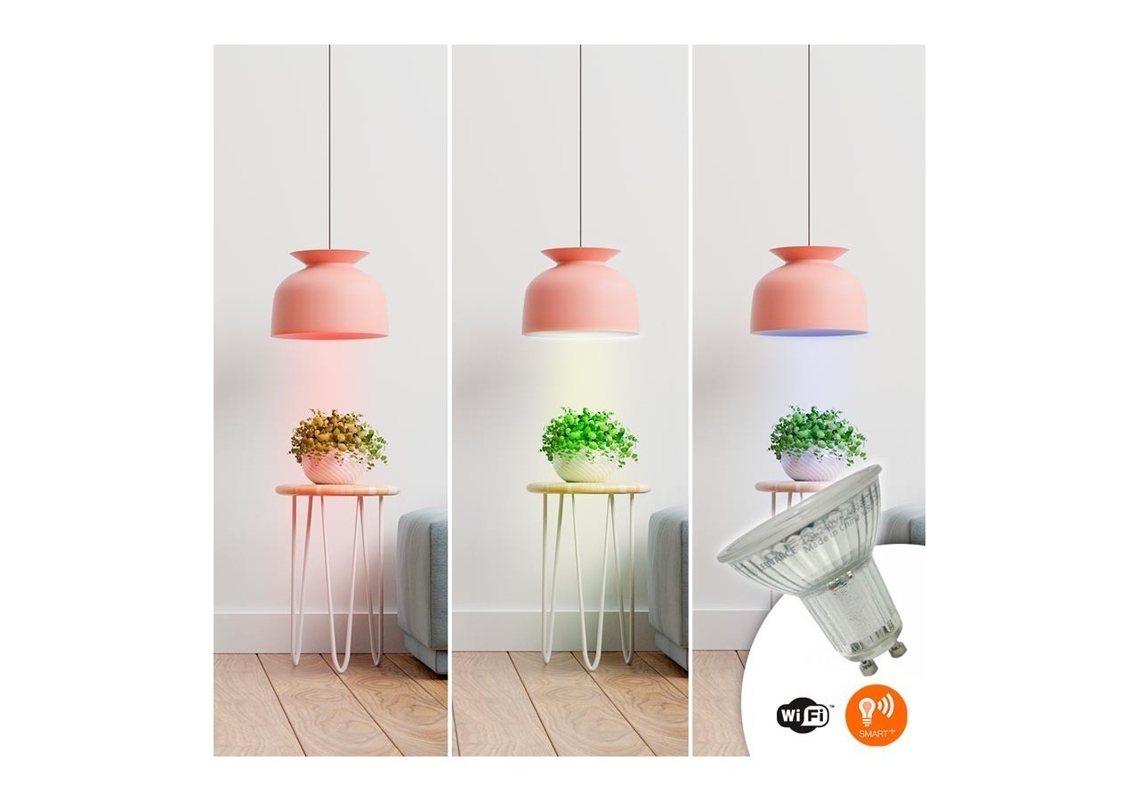 Ampoule LED PAR16 GU10 SMART + WiFi RGBW 5W LEDVANCE - O485693 - Barcelona LED