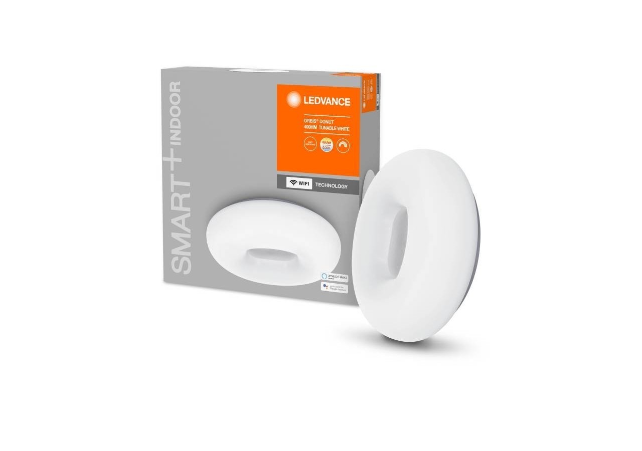 Plafonnier LED SMART WiFi ORBIS DONUT 24W 400mm - O486300 - Barcelona LED