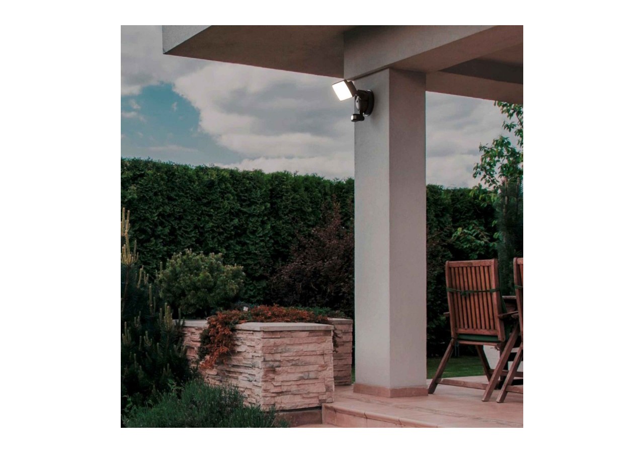 Projecteur mural LED d'extérieur avec capteur PIR 15W - 4000K - IP54 - SSL01A-N - Barcelona LED