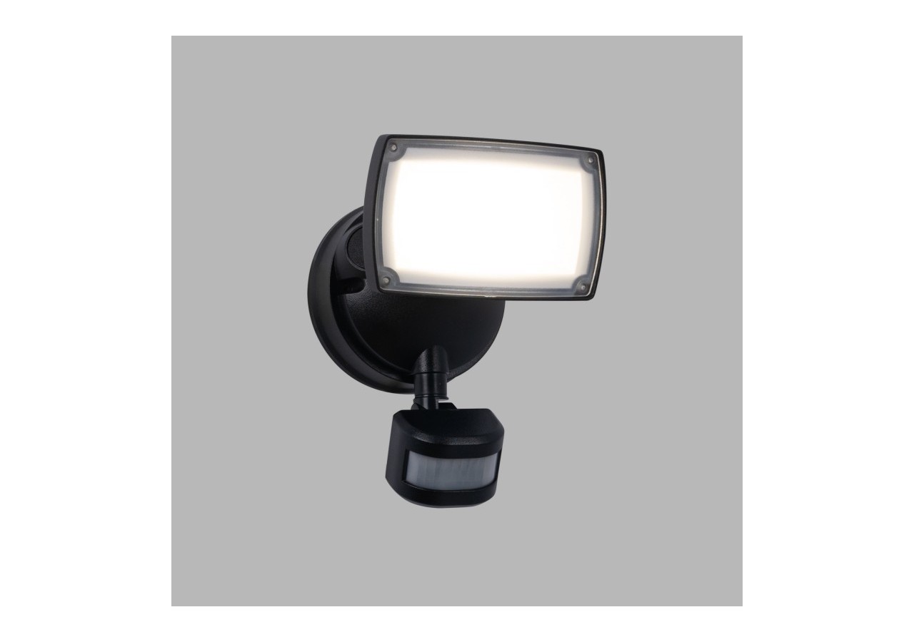 Projecteur mural LED d'extérieur avec capteur PIR 15W - 4000K - IP54 - SSL01A-N - Barcelona LED
