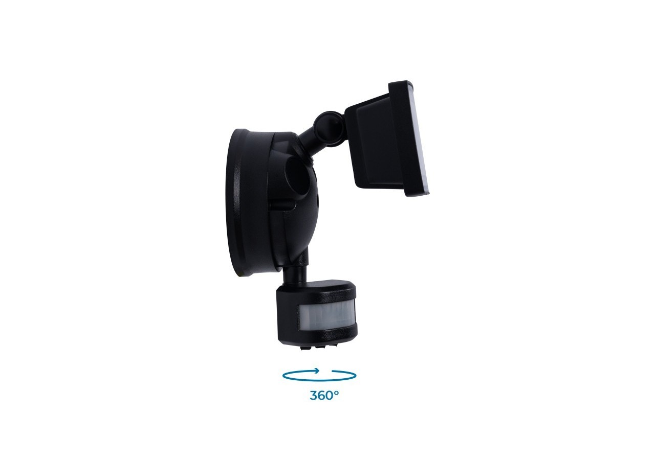 Projecteur mural LED d'extérieur avec capteur PIR 15W - 4000K - IP54 - SSL01A-N - Barcelona LED