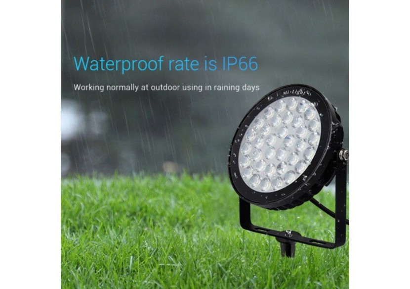 Spot LED de jardin sur piquet RGB+CCT - 25W - IP66 - RF/WiFi - Mi-Light - FUTC05 - Barcelona LED Spot LED de jardin sur piquet RGB+CCT - 25W - IP66 - RF/WiFi - Mi-Light - FUTC05 - Barcelona LED