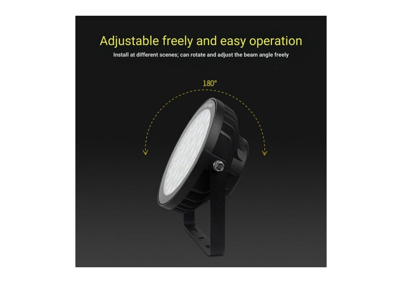 Spot LED de jardin sur piquet RGB+CCT - 25W - IP66 - RF/WiFi - Mi-Light - FUTC05 - Barcelona LED
