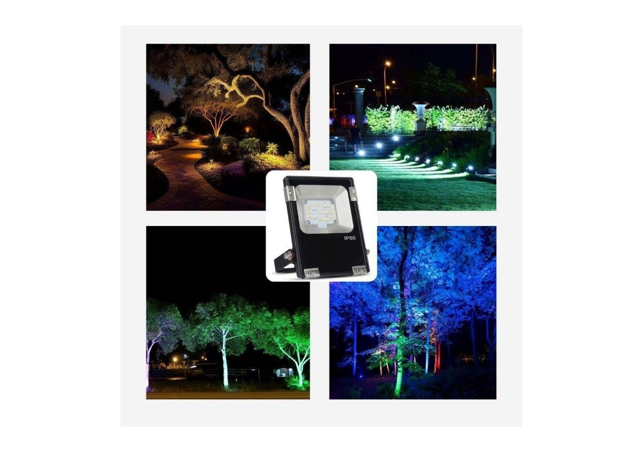 Projecteur LED d'extérieur RGB+CCT - 30W - RF/WiFi - IP65 -Mi-Light - FUTT03 - Barcelona LED