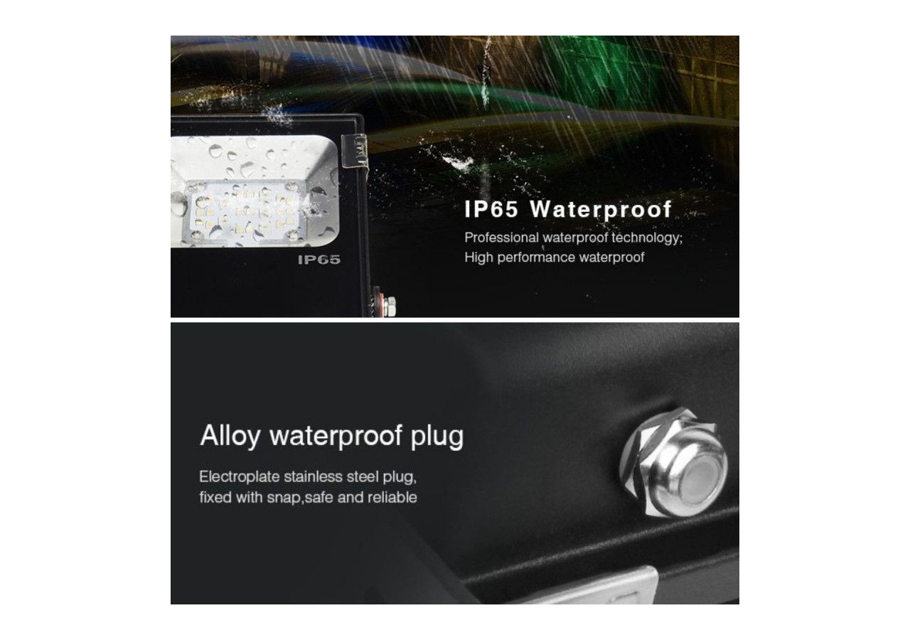 Projecteur LED d'extérieur RGB+CCT - 30W - RF/WiFi - IP65 -Mi-Light - FUTT03 - Barcelona LED