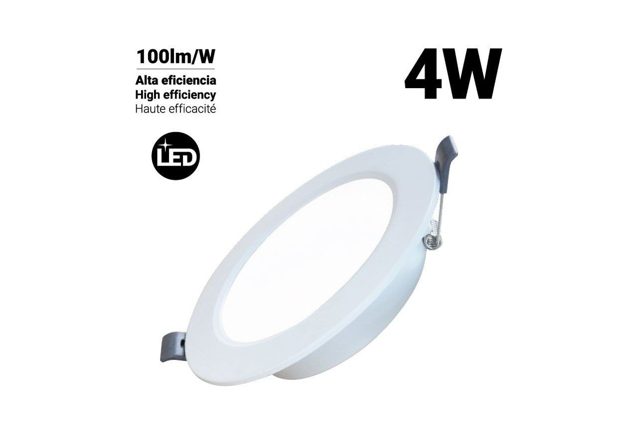 Spot LED encastrable 4W découpe diamètre 77mm - B1240-B-4W-BF - Barcelona LED