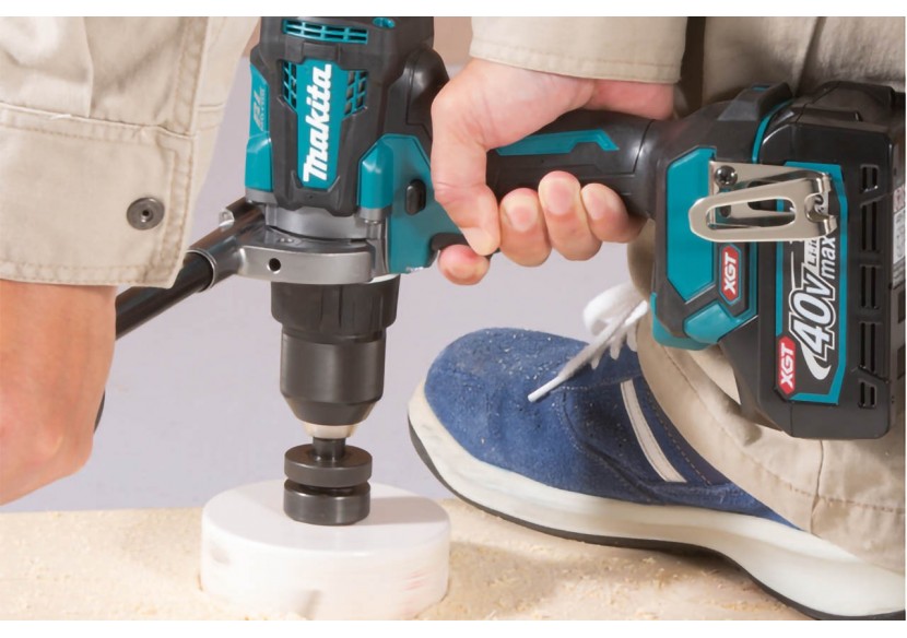Perceuse visseuse 40 V max Li-Ion 2,5 Ah XGT Diamètre 13 mm - Makita : Confort'Mat