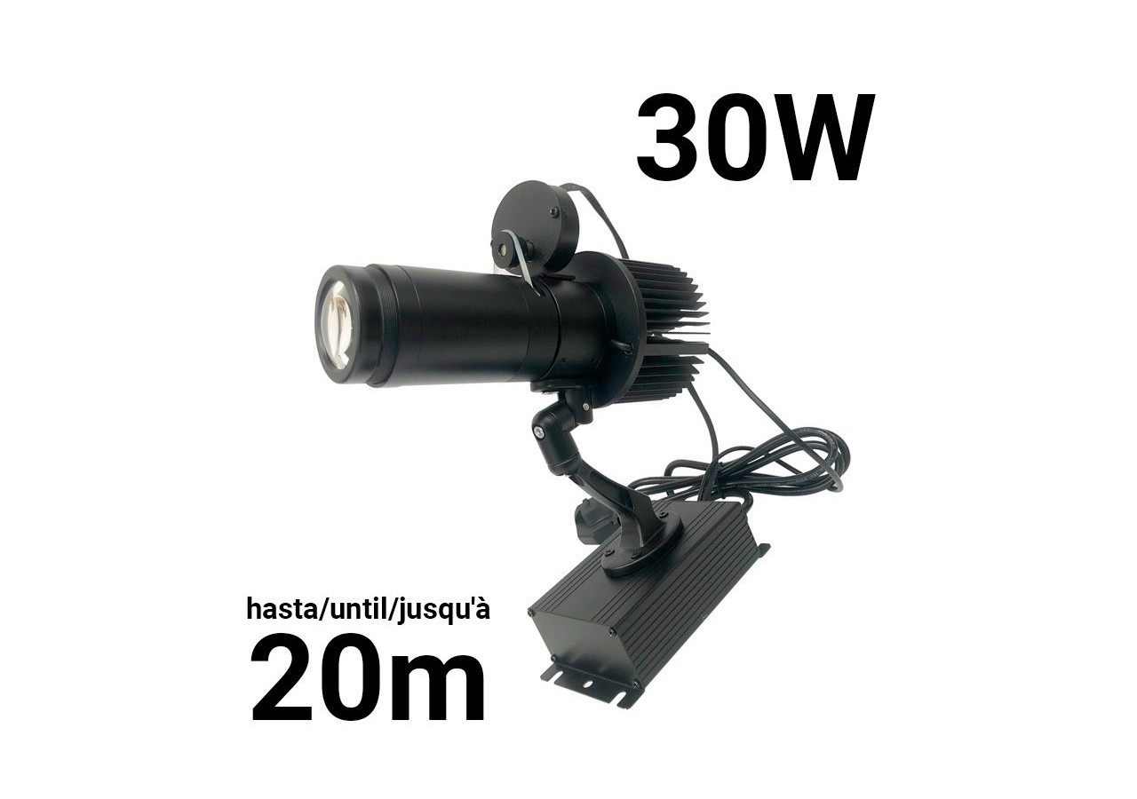 Projecteur de logos LED GOBO 30W rotatif intérieur - BLP30I-R - Barcelona LED