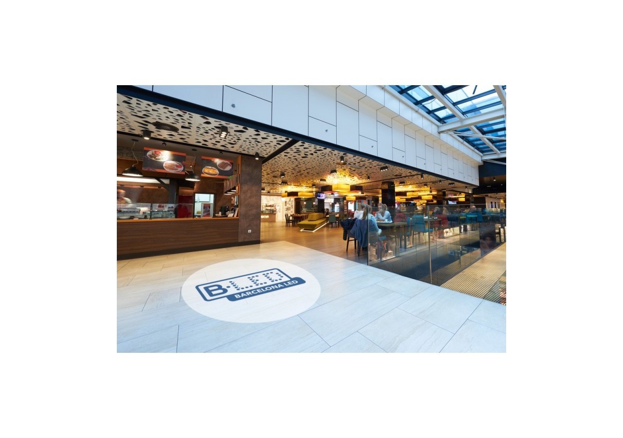 Projecteur de logos LED GOBO 30W rotatif intérieur - BLP30I-R - Barcelona LED