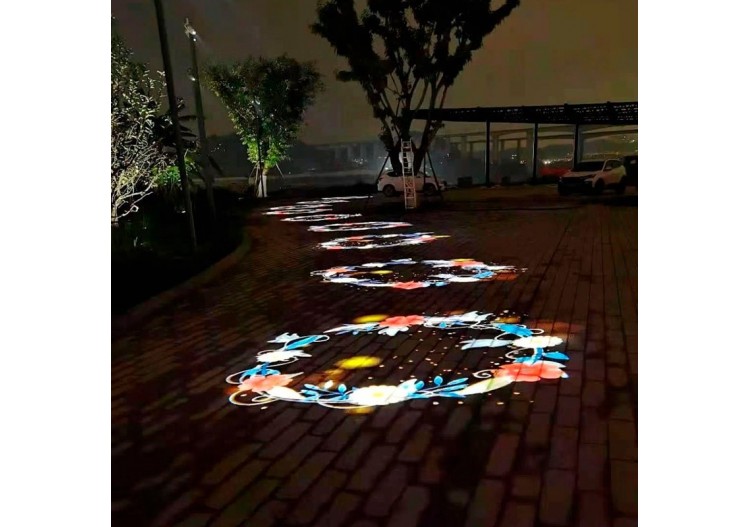 Projecteur de logo LED GOBO 15W rotatif extérieur IP65 - BLP15E - Barcelona LED 2