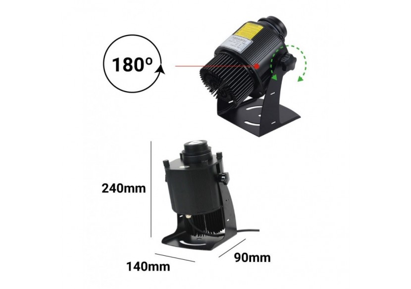 Projecteur de logo LED GOBO 15W rotatif extérieur IP65 - BLP15E - Barcelona LED Projecteur de logo LED GOBO 15W rotatif extérieur IP65 - BLP15E - Barcelona LED