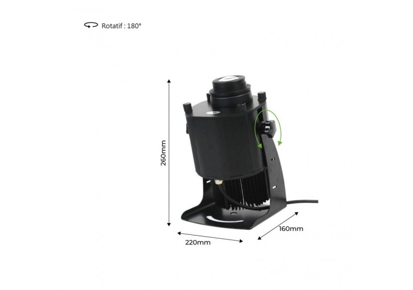 Projecteur de logo LED GOBO 15W rotatif extérieur IP65 - BLP15E - Barcelona LED Projecteur de logo LED GOBO 15W rotatif extérieur IP65 - BLP15E - Barcelona LED