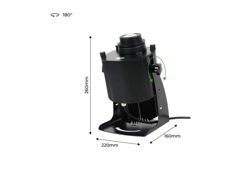 Projecteur de logo LED GOBO 15W rotatif extérieur IP65 - BLP15E - Barcelona LED Projecteur de logo LED GOBO 15W rotatif extérieur IP65 - BLP15E - Barcelona LED