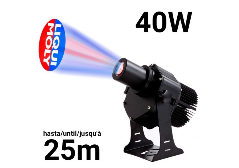 Projecteur de logo LED GOBO 40W rotatif extérieur - IP65 - BLP40E-R - Barcelona LED Projecteur de logo LED GOBO 40W rotatif extérieur - IP65 - BLP40E-R - Barcelona LED