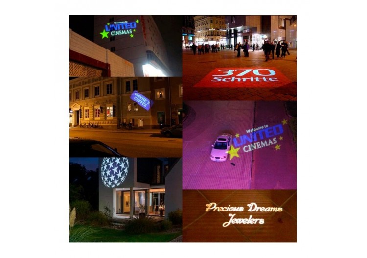 Projecteur de logo LED GOBO 30W rotatif extérieur - IP65 - BLP30E-R - Barcelona LED 2