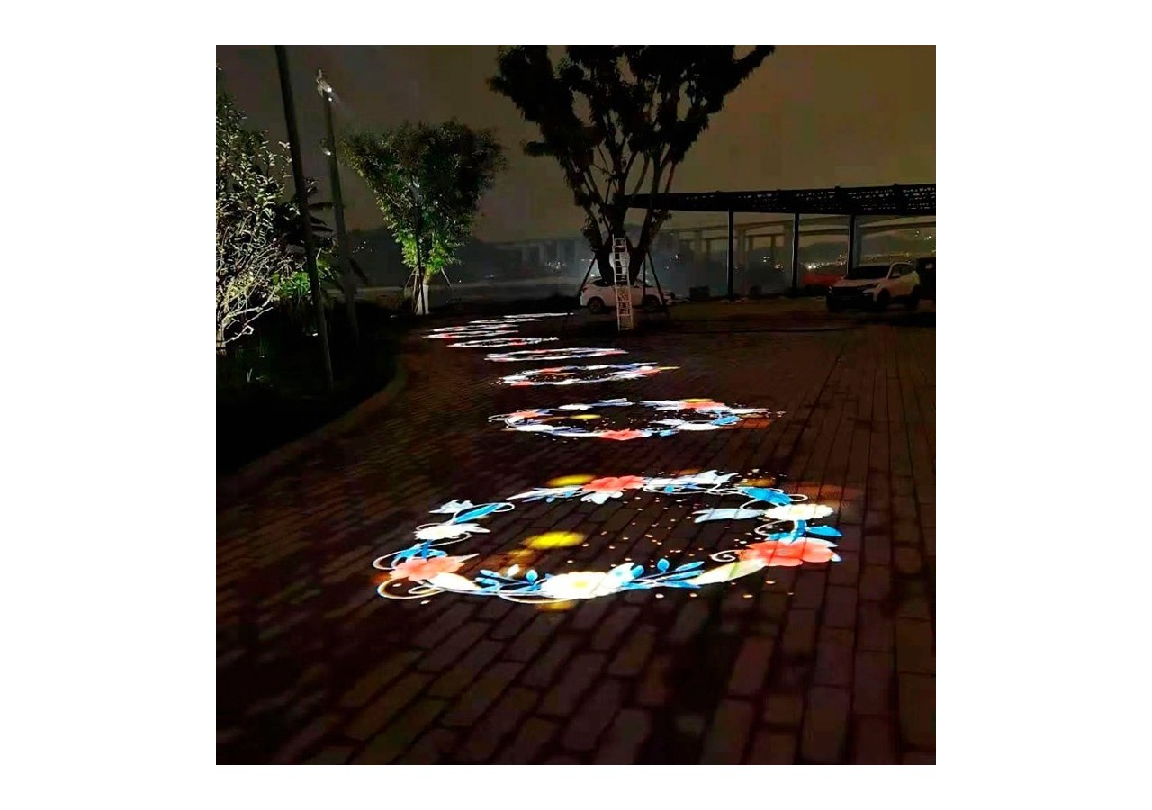 Projecteur de logo LED GOBO 30W rotatif extérieur - IP65 - BLP30E-R - Barcelona LED