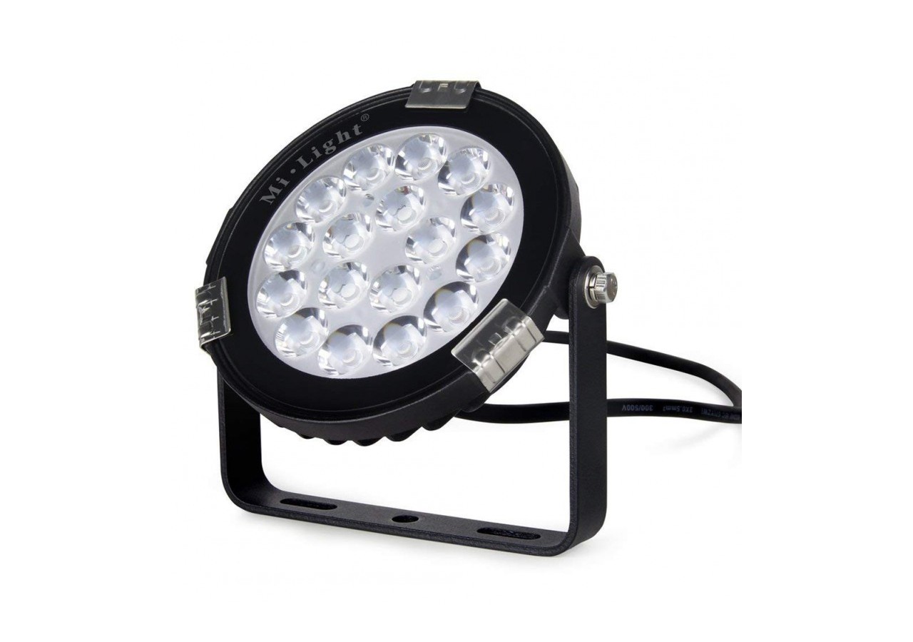 Projecteur LED RGB + CCT 9W Contrôle RF et WIFI IP66 - FUTC02M - Barcelona LED