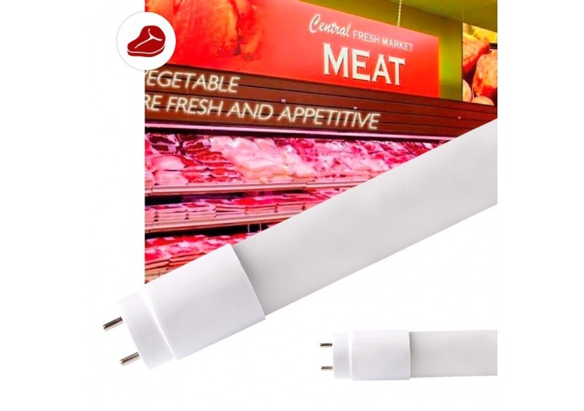 Tube LED T8 nano spécial boucheries 60cm 9W - B4015-60-CAR - Barcelona LED Tube LED T8 nano spécial boucheries 60cm 9W - B4015-60-CAR - Barcelona LED