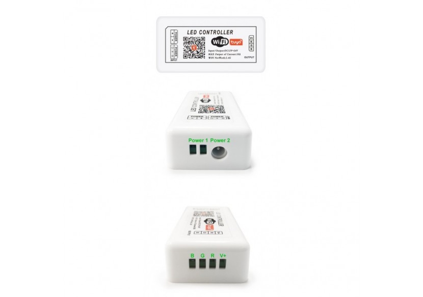 Contrôleur LED SMART+ WIFI RGB 12/24V 3 canaux - B1645-RGB - Barcelona LED