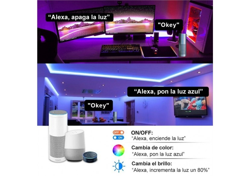 Contrôleur Smart + WiFi RGB+CCT 12/24V 5 canaux - B1645-RGB+CCT - Barcelona LED