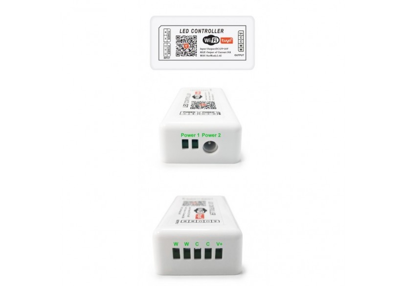 Contrôleur SMART+ WIFI CCT 12/24V 2 canaux 10A - B1645-CCT - Barcelona LED