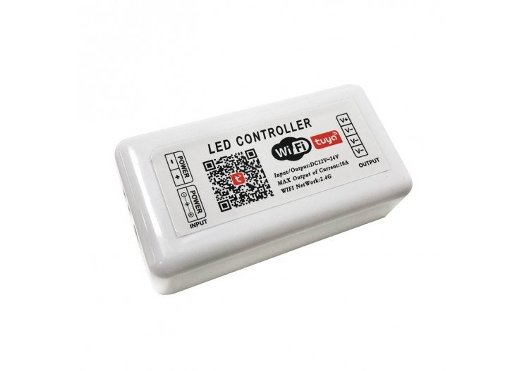 Contrôleur LED SMART+ WIFI 1 canal 12/24V 1 Canal 10A - B1645-MONO - Barcelona LED