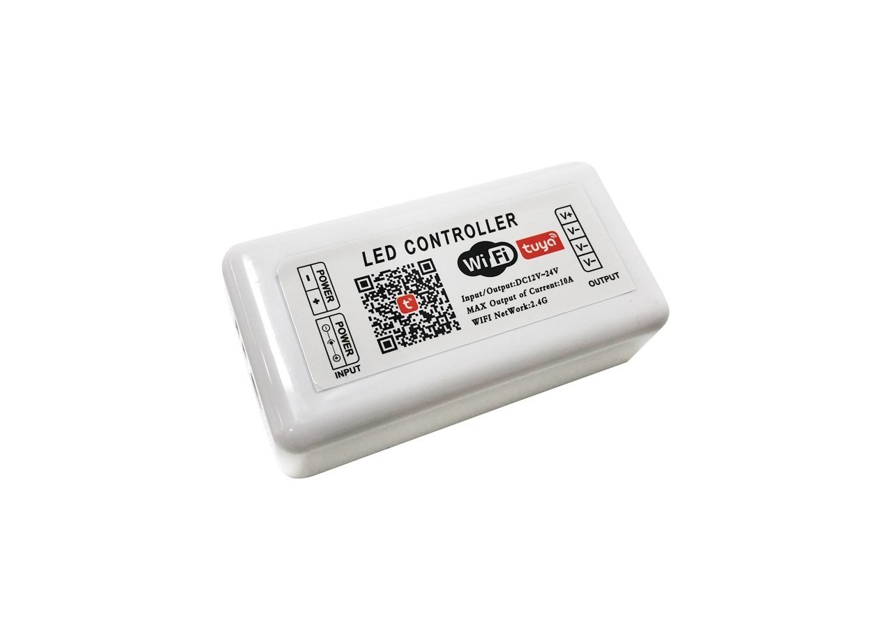 Contrôleur LED SMART+ WIFI 1 canal 12/24V 1 Canal 10A - B1645-MONO - Barcelona LED