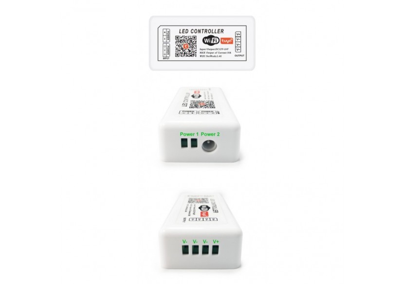 Contrôleur LED SMART+ WIFI 1 canal 12/24V 1 Canal 10A - B1645-MONO - Barcelona LED